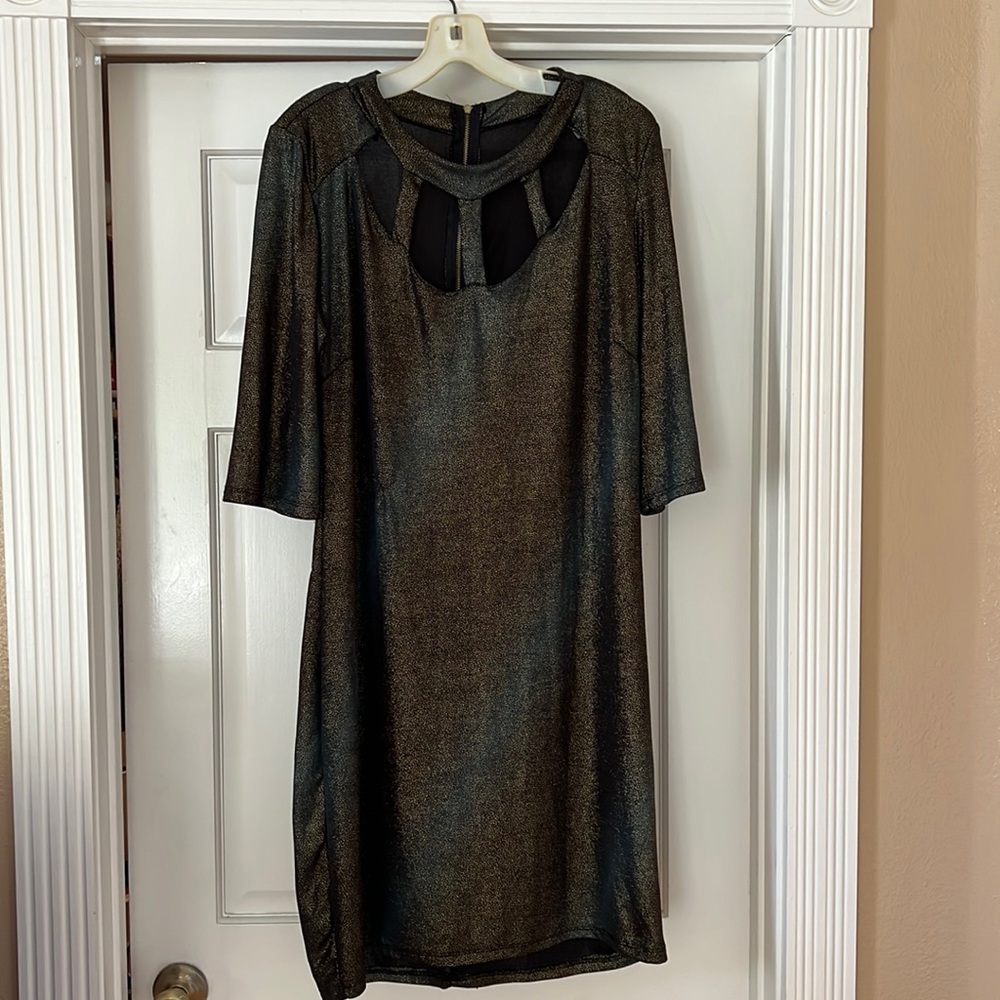 Sparkly glam cocktail dress 2x
